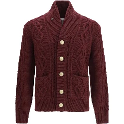 Bordeaux Cashmere Cardigan