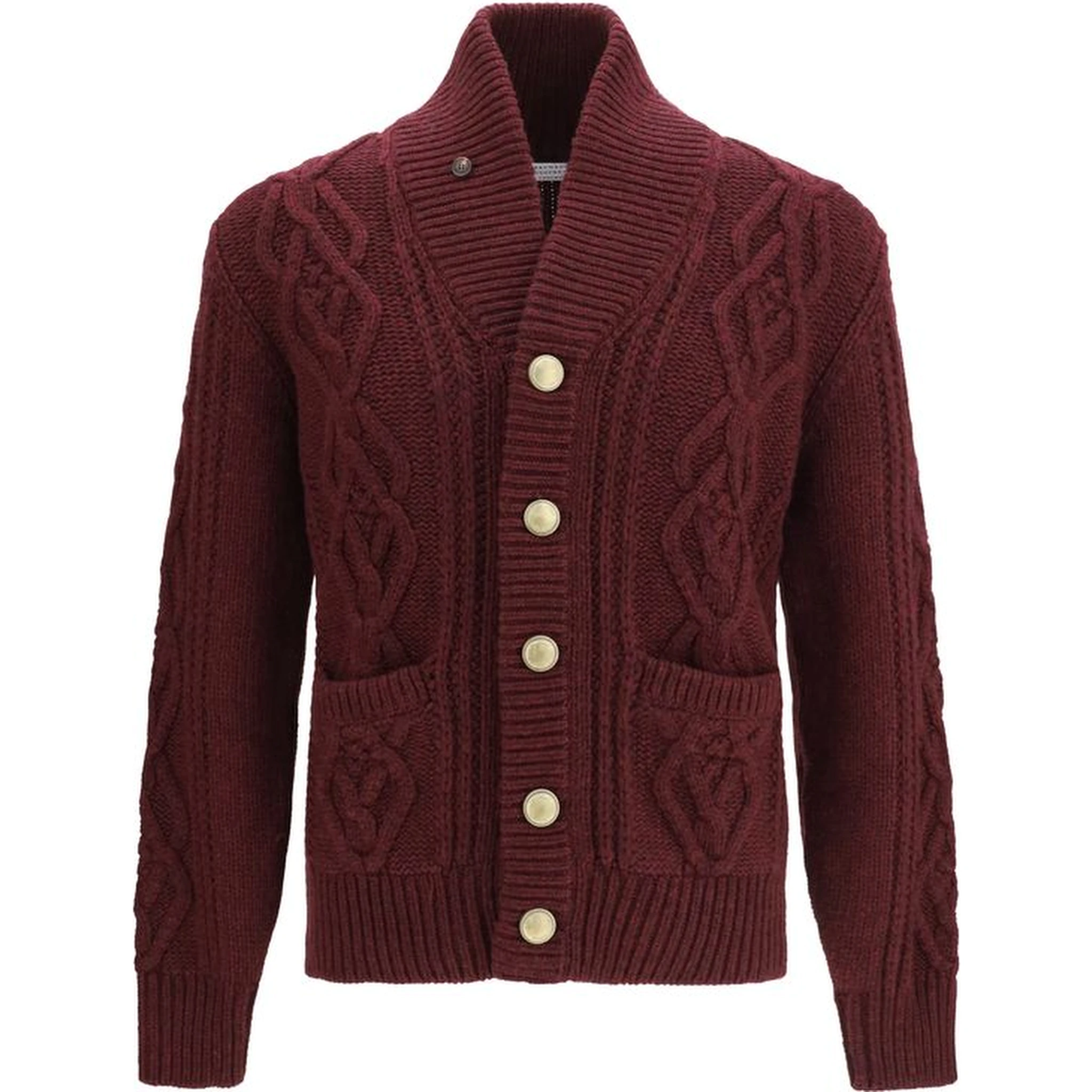 Bordeaux Cashmere Cardigan