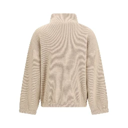 Beige Cashmere Sweatshirt