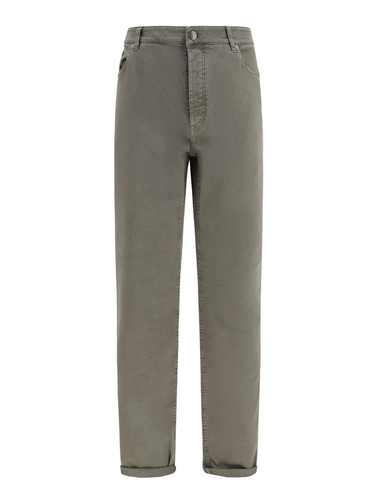 Bicolor Cotton Jeans Denim