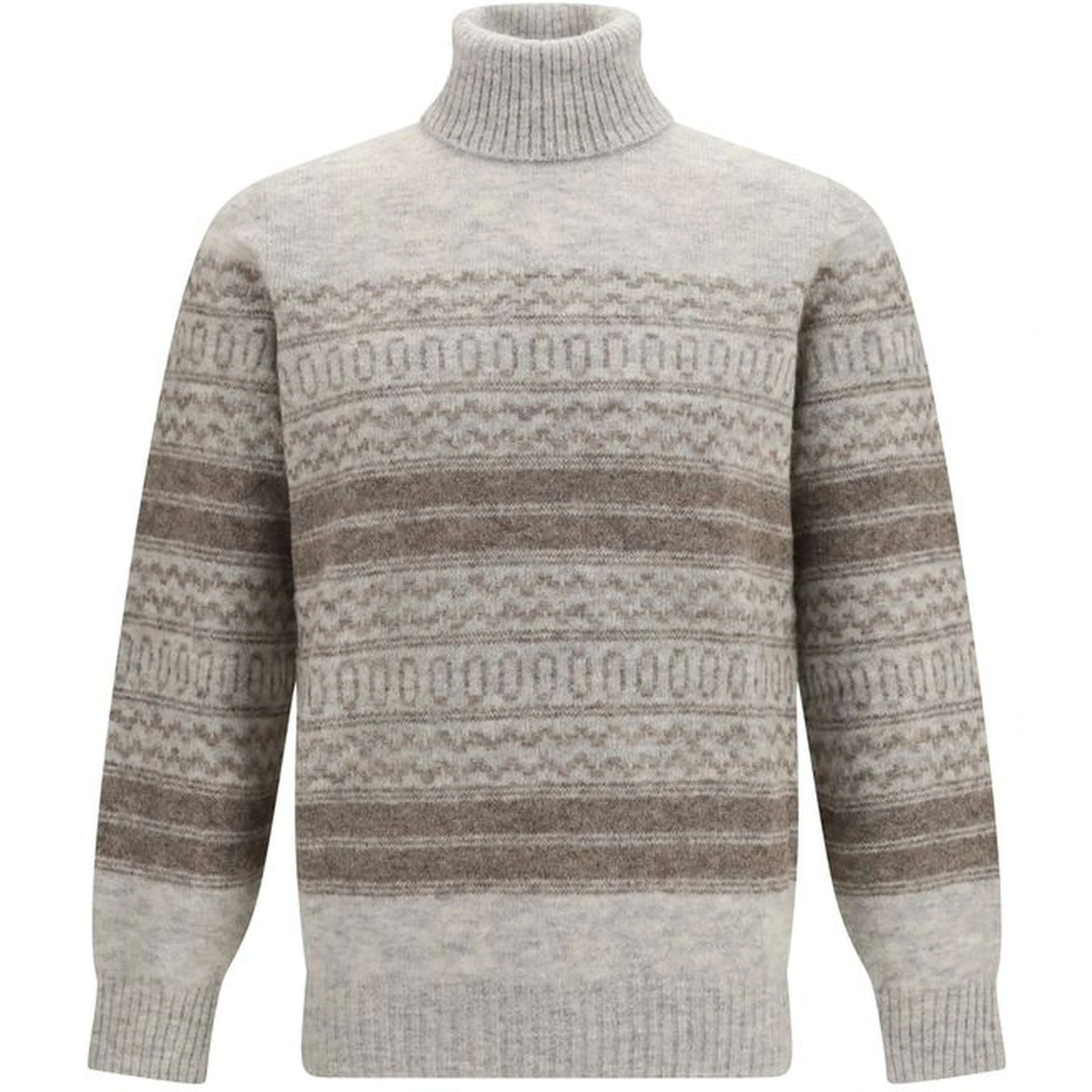 Gray Alpaca Vicugna Pacos Turtleneck
