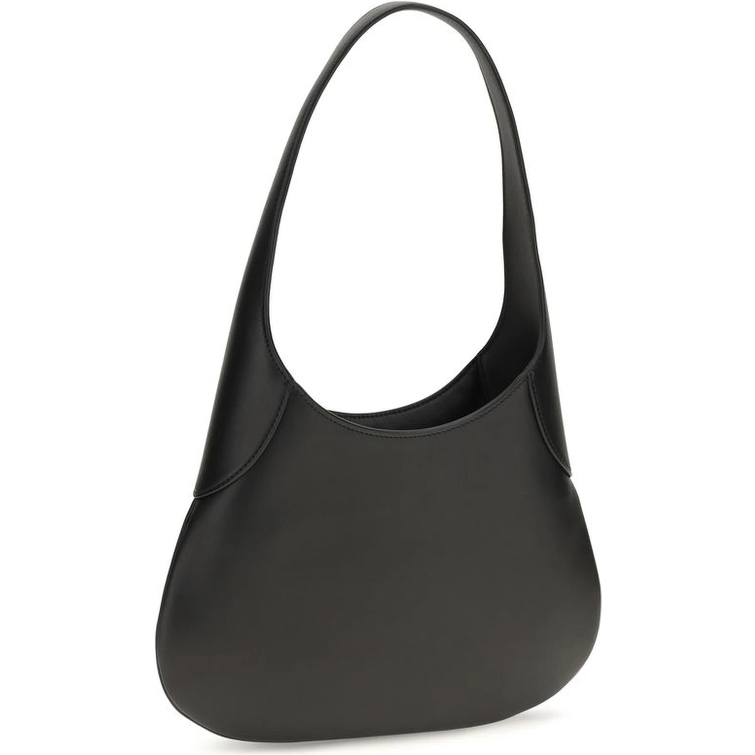 Black Calf Leather Bos Taurus Handbag
