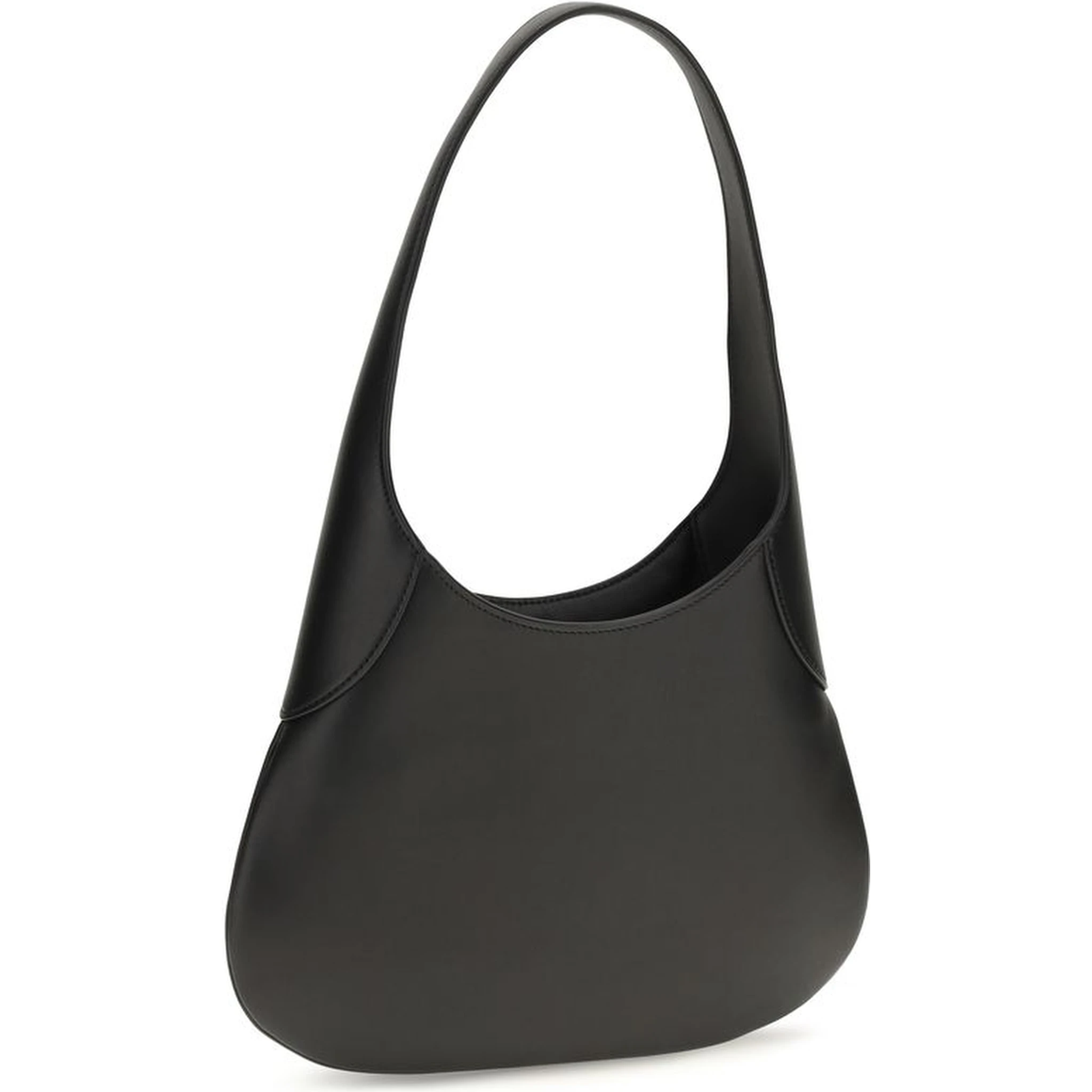 Black Calf Leather Bos Taurus Handbag