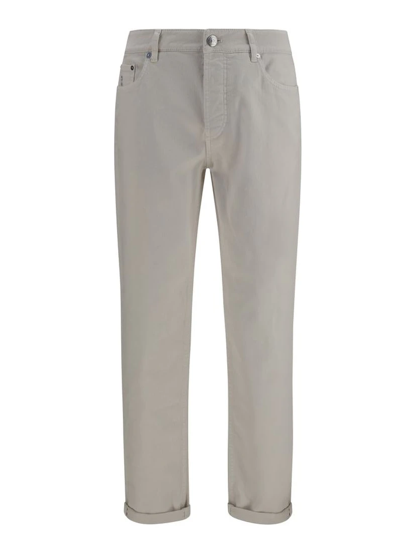 White Cotton Jeans Denim