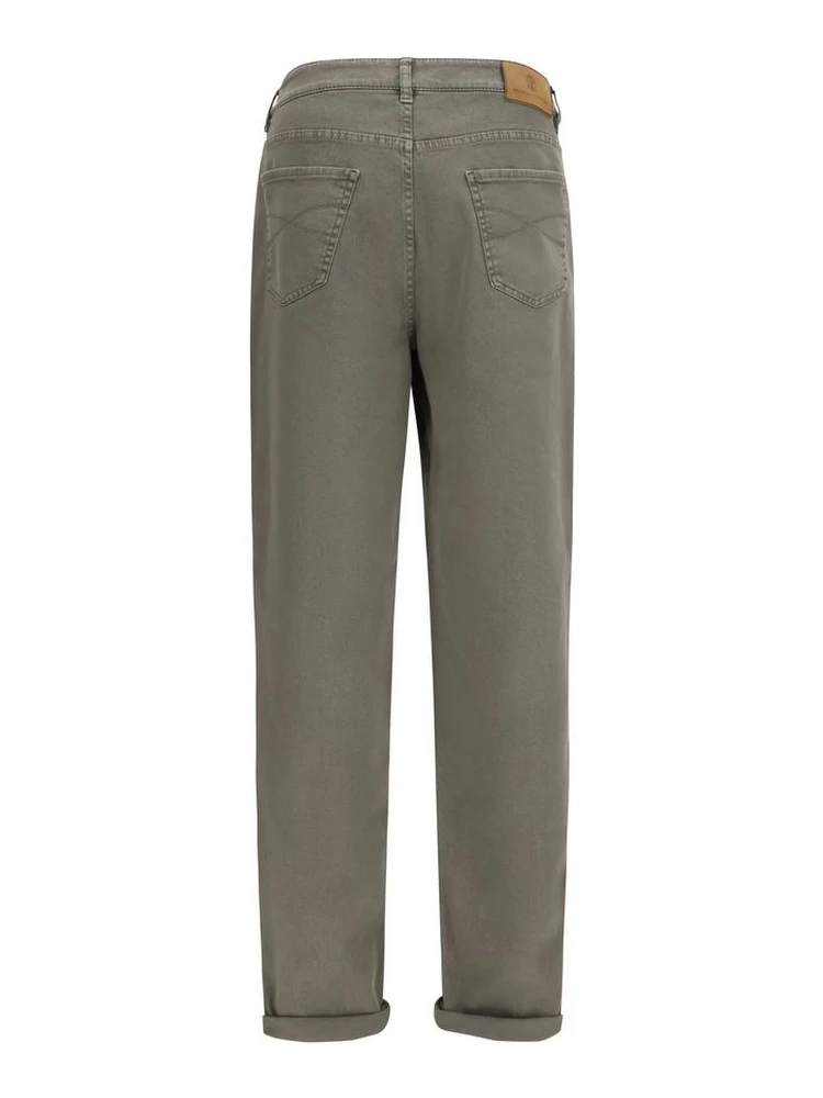 Bicolor Cotton Jeans Denim alternative