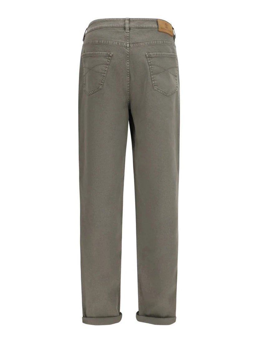Bicolor Cotton Jeans Denim