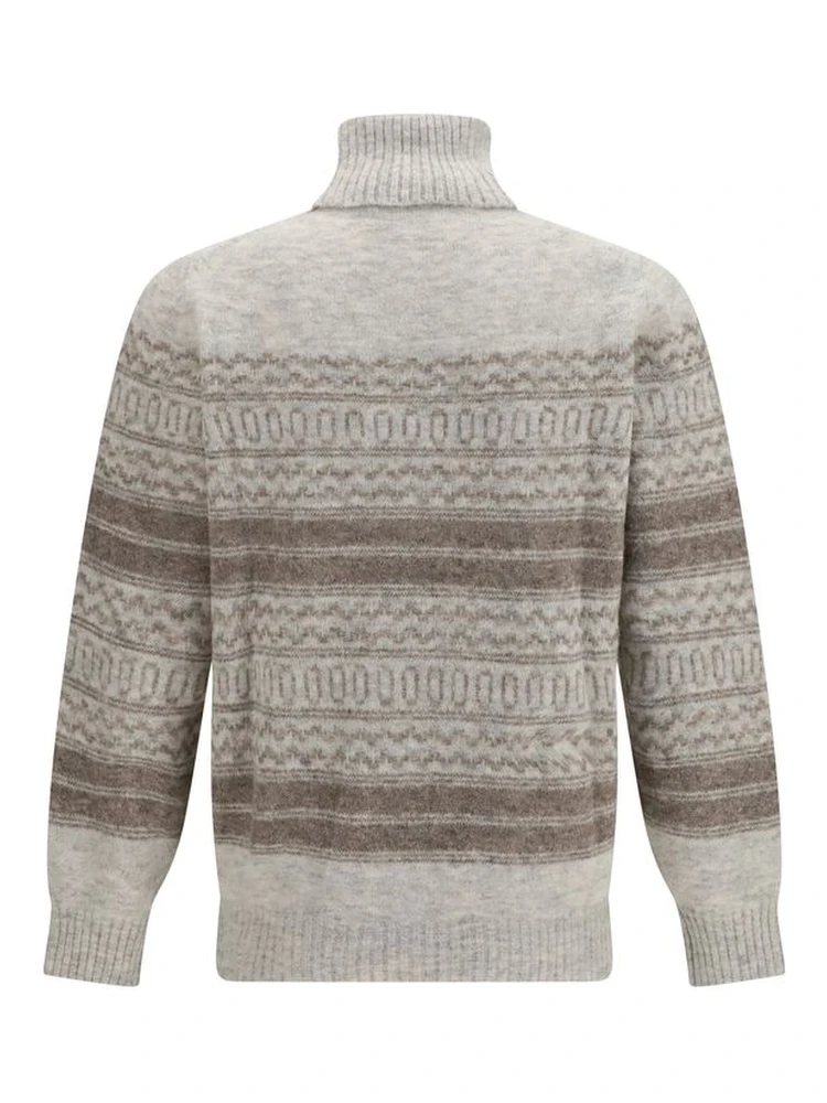 Gray Alpaca Vicugna Pacos Turtleneck alternative