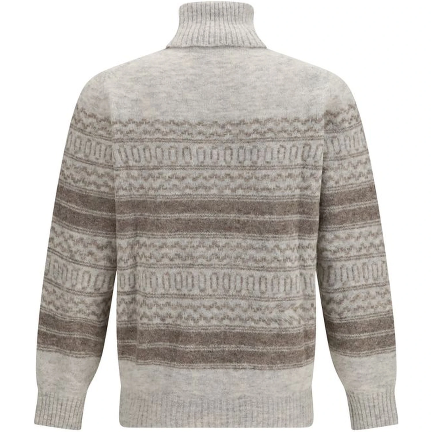 Gray Alpaca Vicugna Pacos Turtleneck