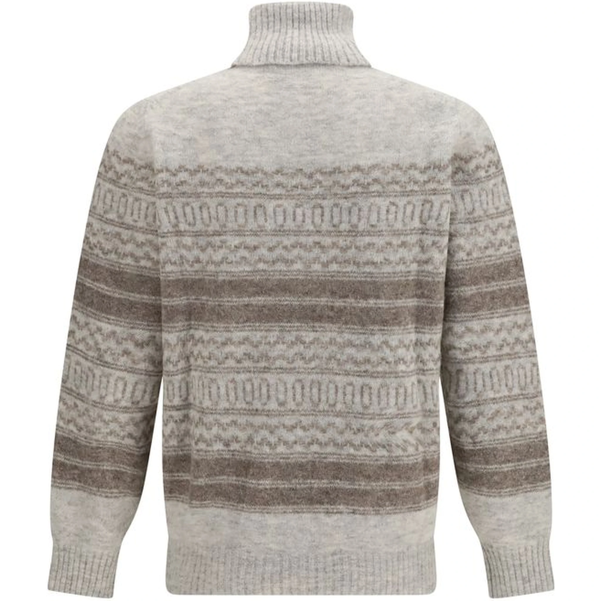 Gray Alpaca Vicugna Pacos Turtleneck