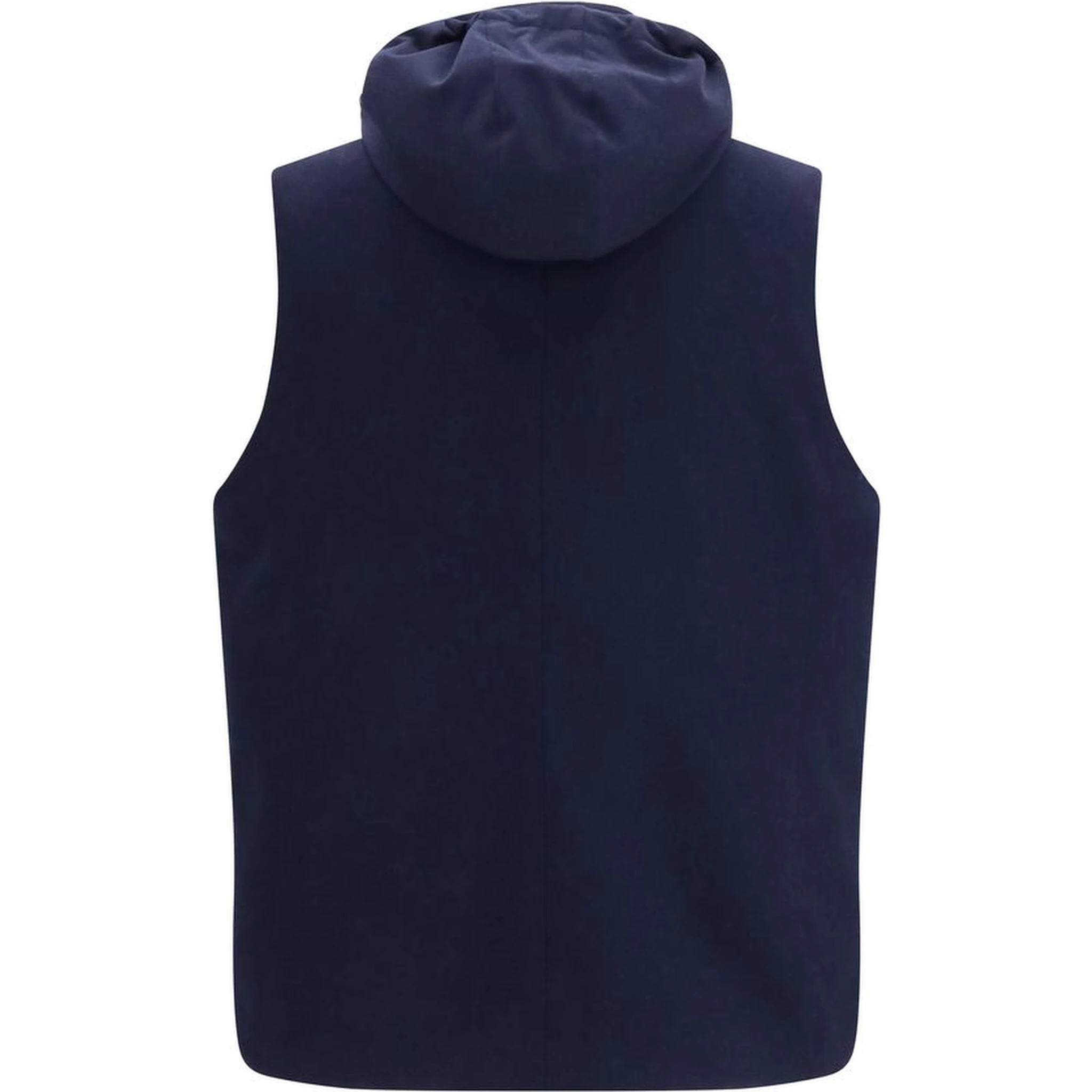 Blue Wool Oves Aries Sleeveless Jacket