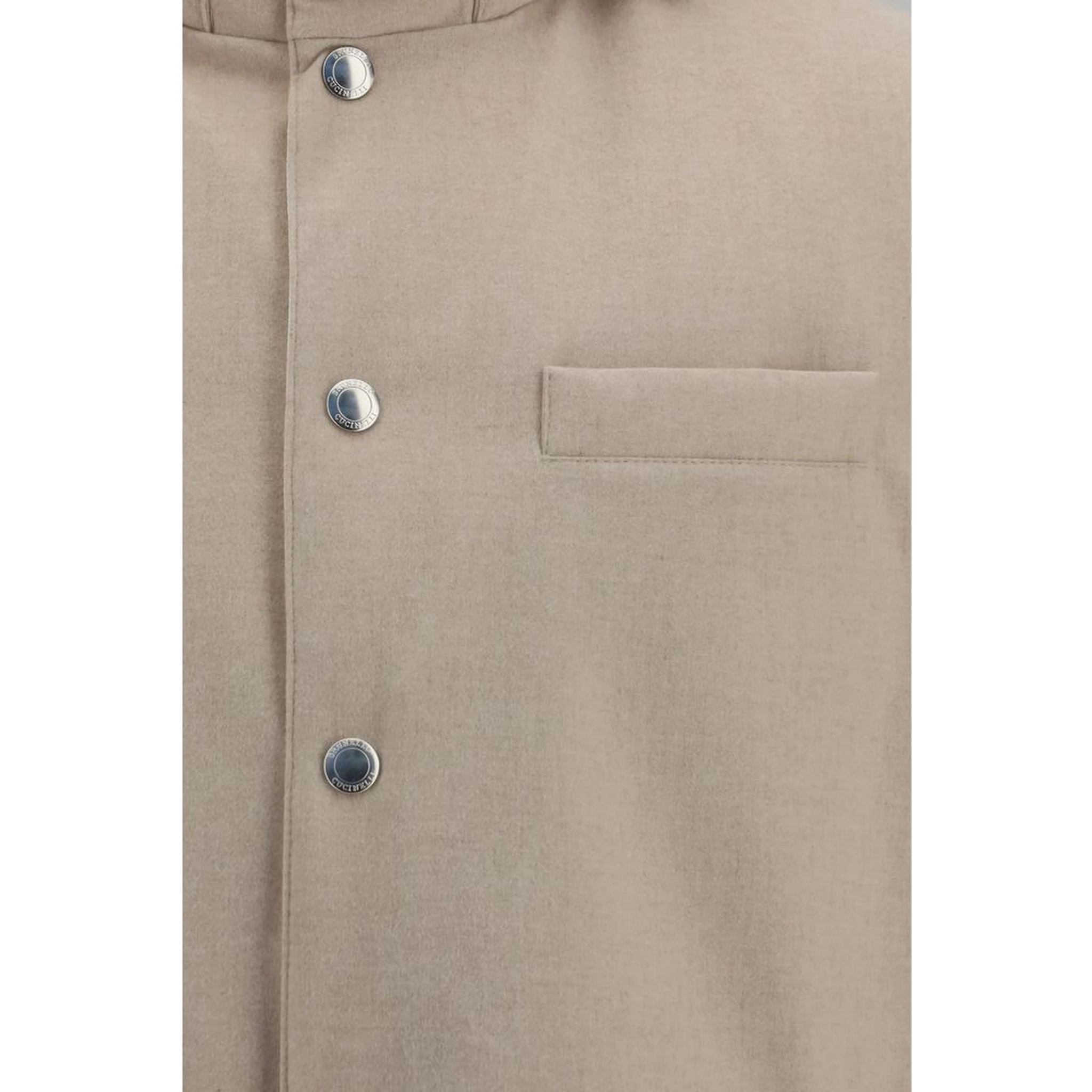 Beige Wool Oves Aries Sleeveless Jacket
