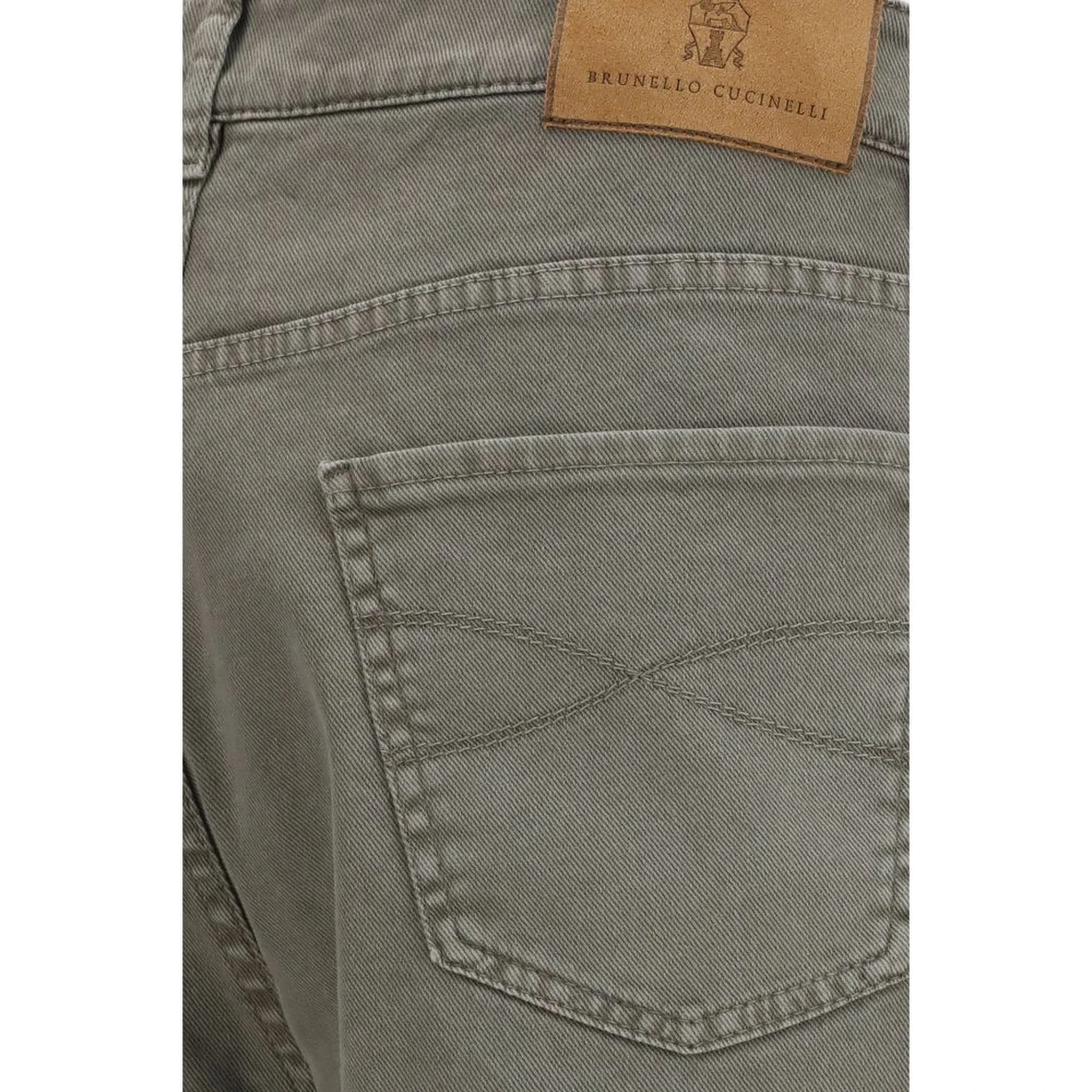 Bicolor Cotton Jeans Denim