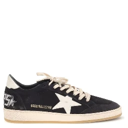 Black Calf Leather Bos Taurus Athletic Sneakers