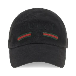 Black Cotton Cap (Baseball Hat)