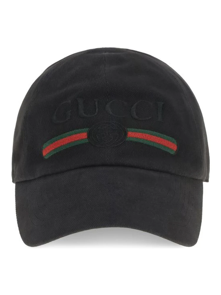 Black Cotton Cap (Baseball Hat)
