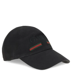 Black Cotton Cap (Baseball Hat)