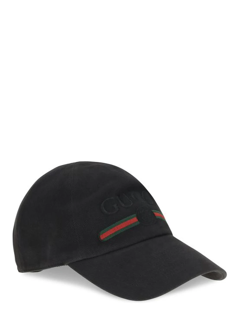 Black Cotton Cap (Baseball Hat)