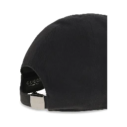 Black Cotton Cap (Baseball Hat)
