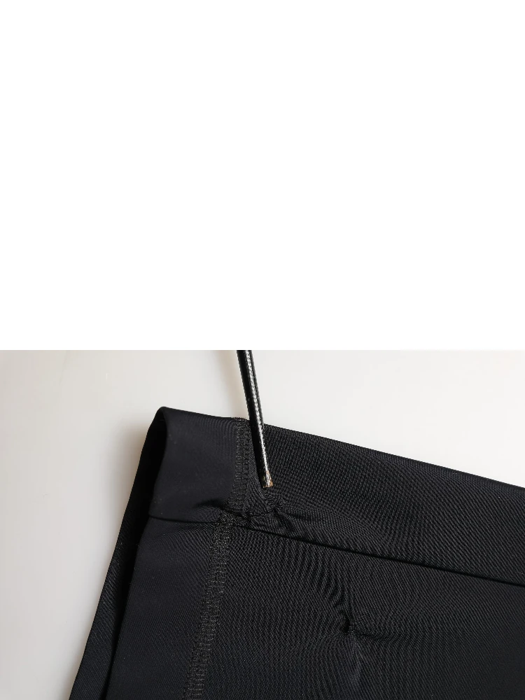 Black DGVIB3 Stretch Jersey Midi Pencil Cut Skirt alternative