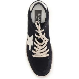 Black Calf Leather Bos Taurus Athletic Sneakers