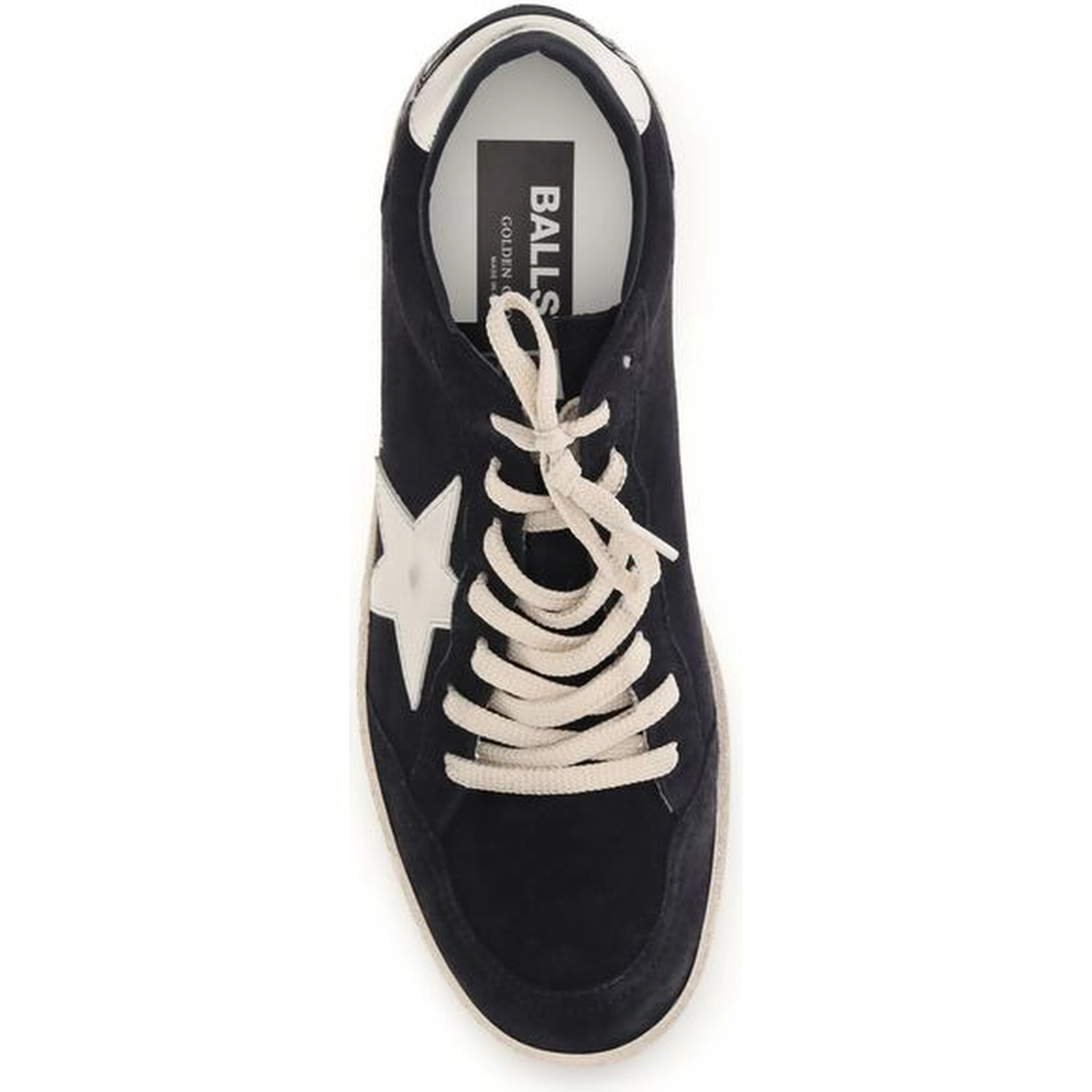 Black Calf Leather Bos Taurus Athletic Sneakers