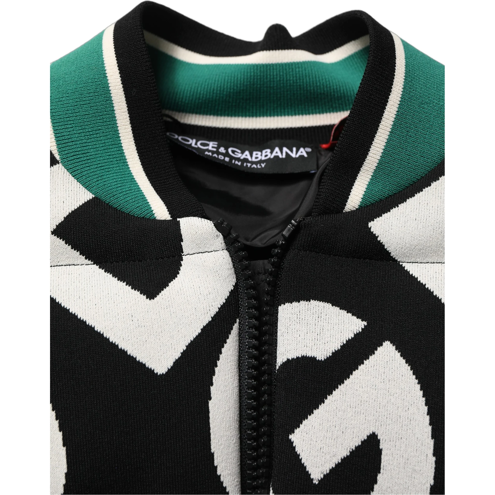 Multicolor Logo Full Zip Bomber Jacket