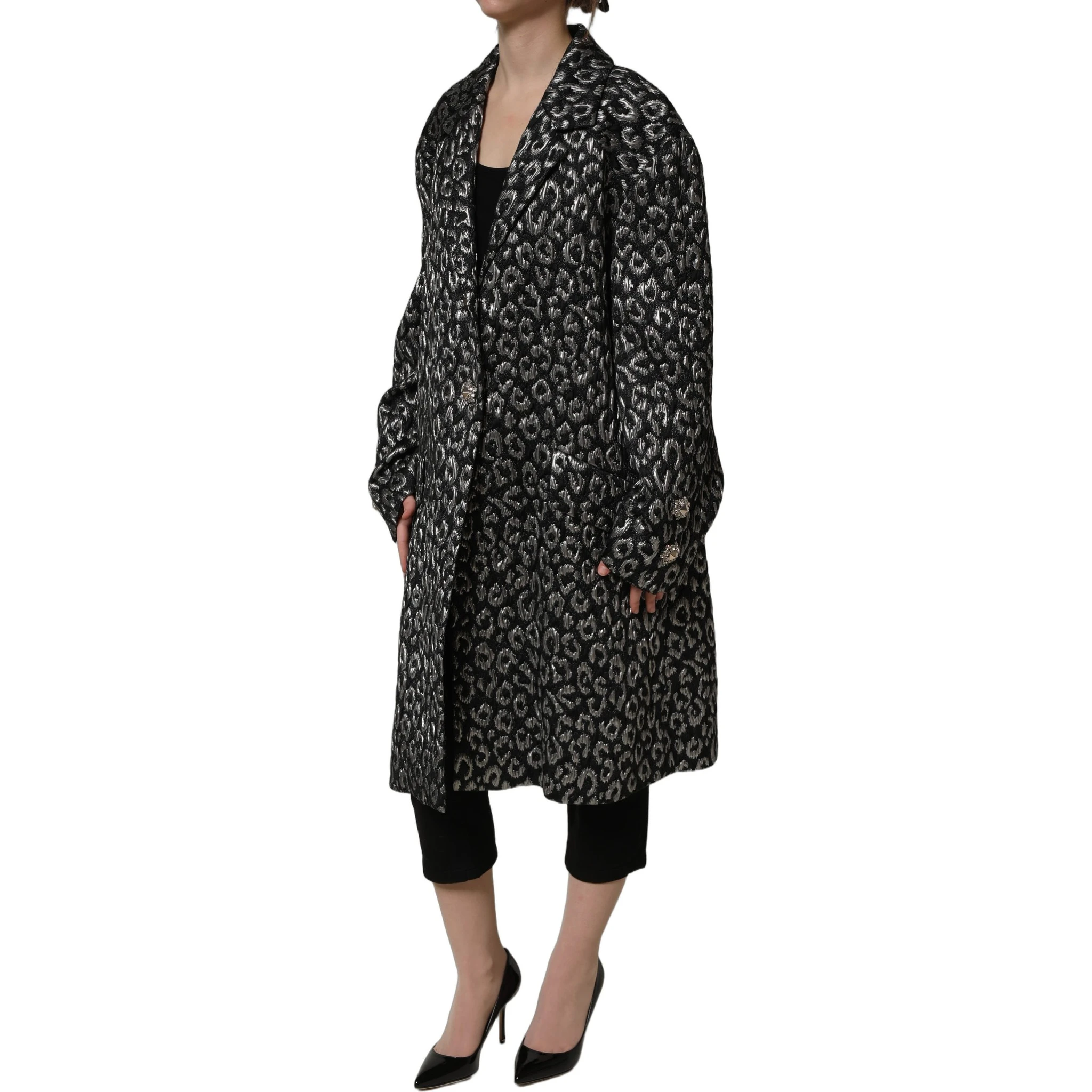 Brown Mohair Belted Long Trench Coat Jacket