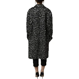 Brown Mohair Belted Long Trench Coat Jacket
