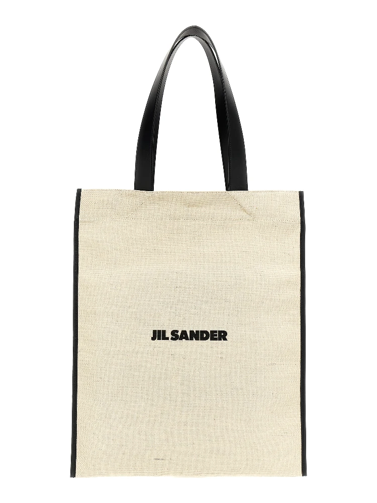 Bicolor Jute Tote Bag