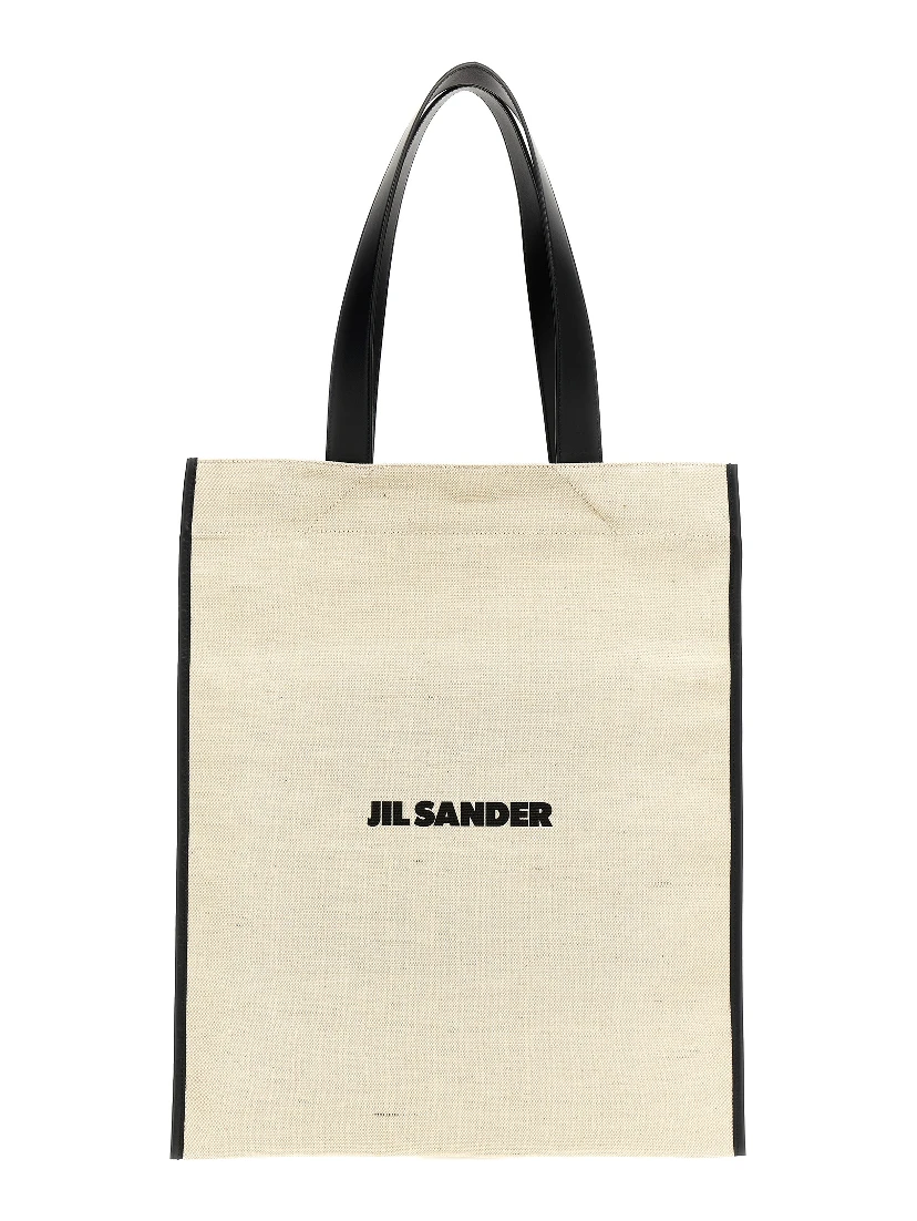 Bicolor Jute Tote Bag