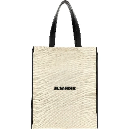 Bicolor Cotton Tote Bag
