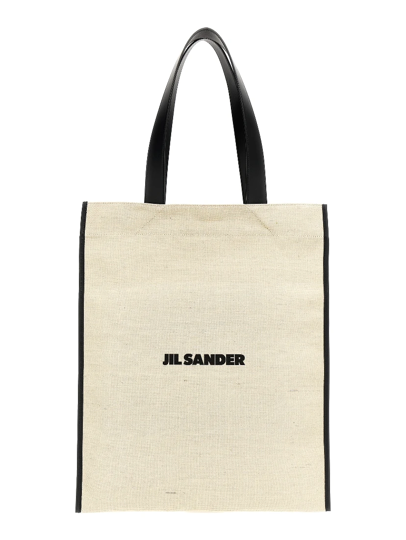 Bicolor Cotton Tote Bag