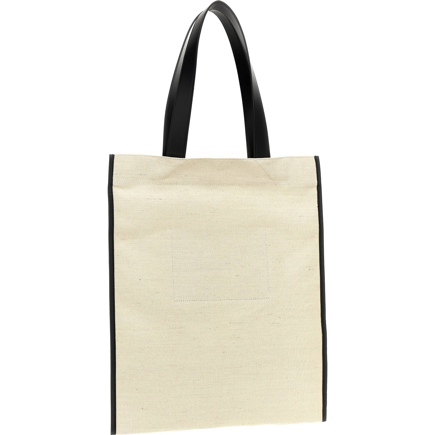 Bicolor Jute Tote Bag