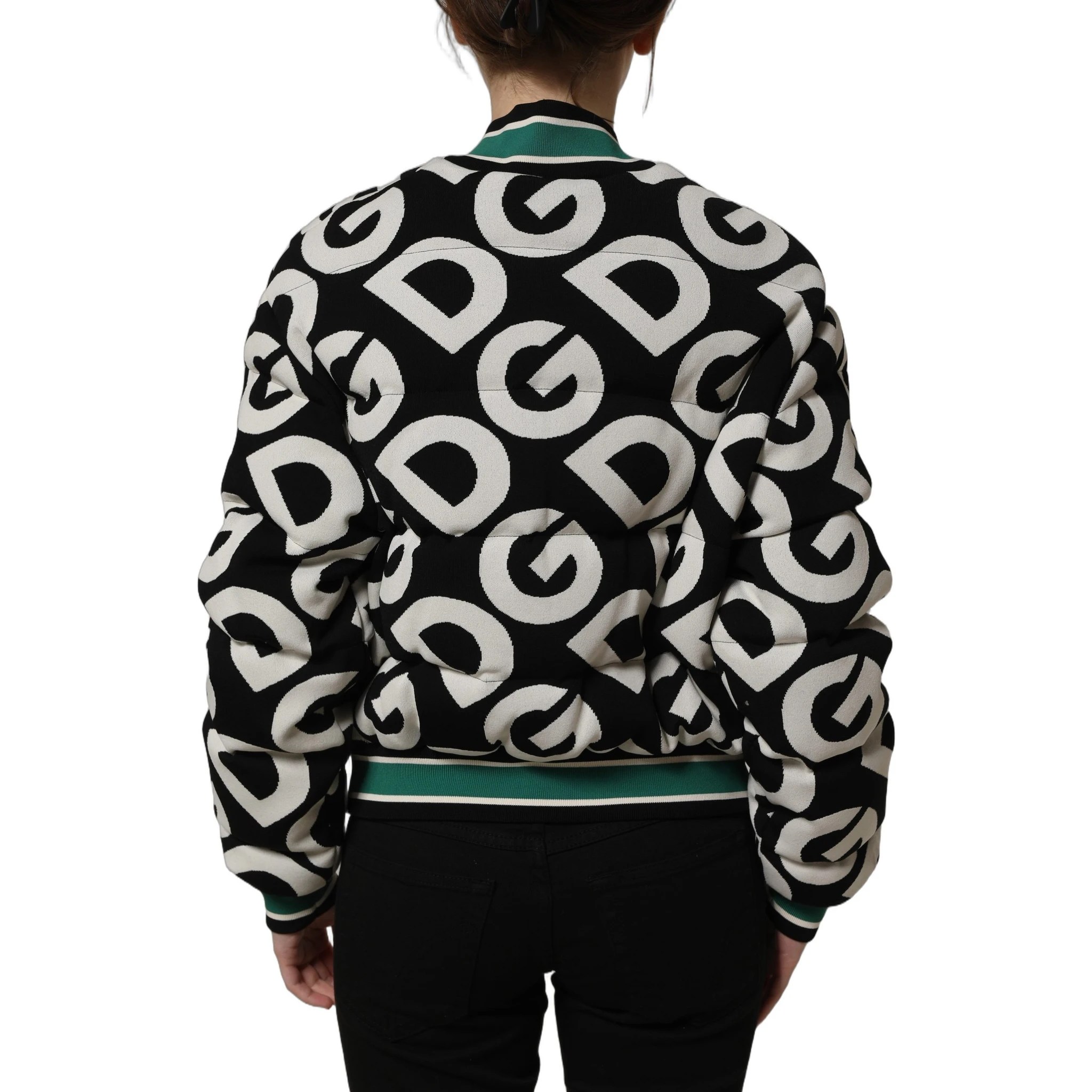 Multicolor Logo Full Zip Bomber Jacket