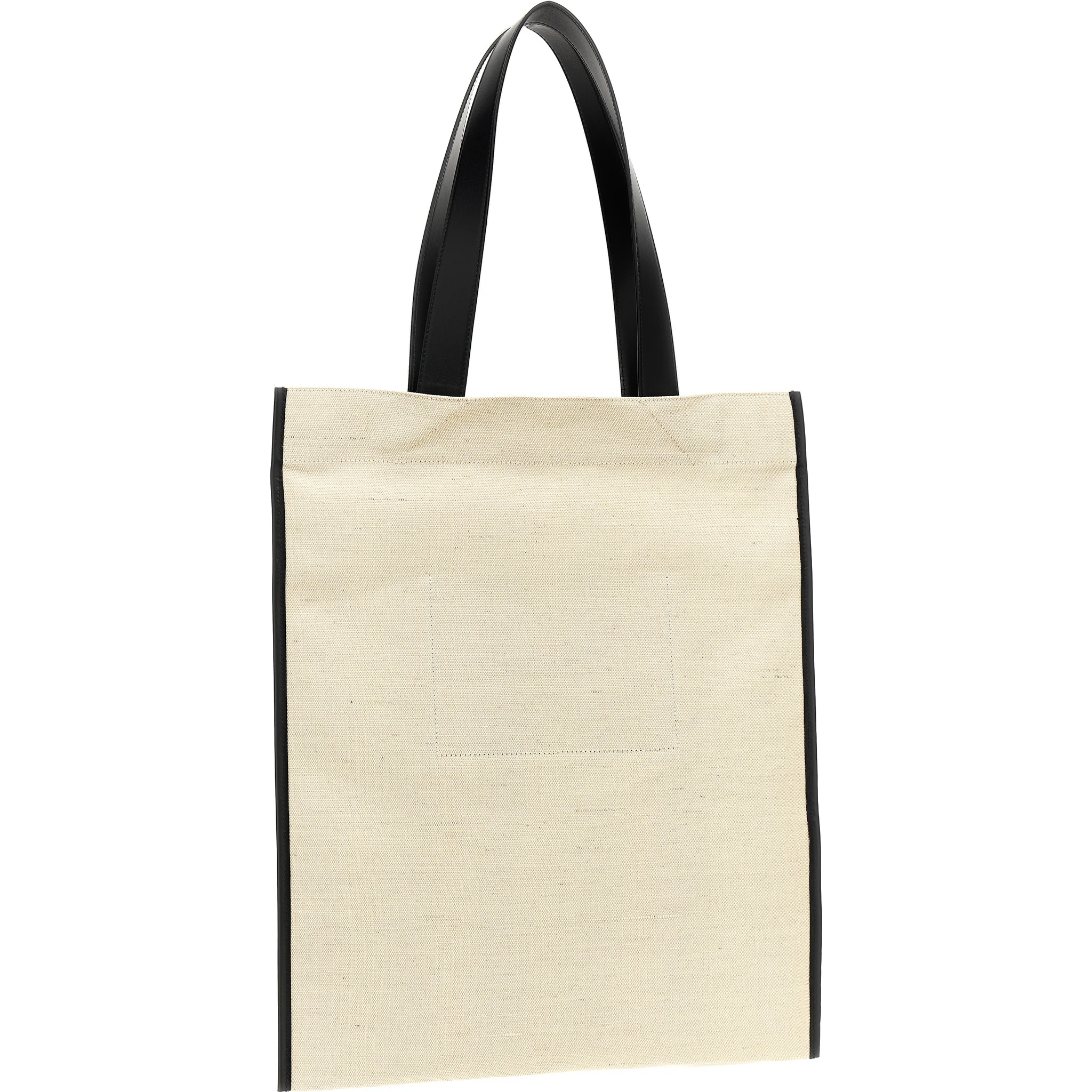 Bicolor Cotton Tote Bag