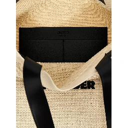 Bicolor Jute Tote Bag
