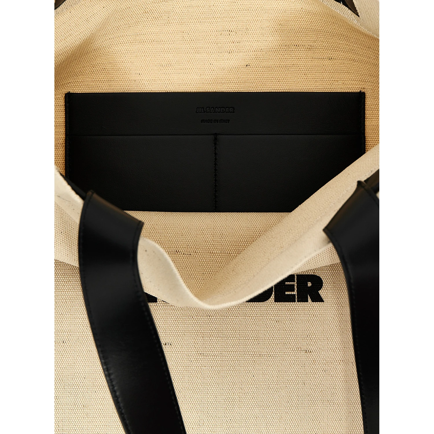 Bicolor Jute Tote Bag
