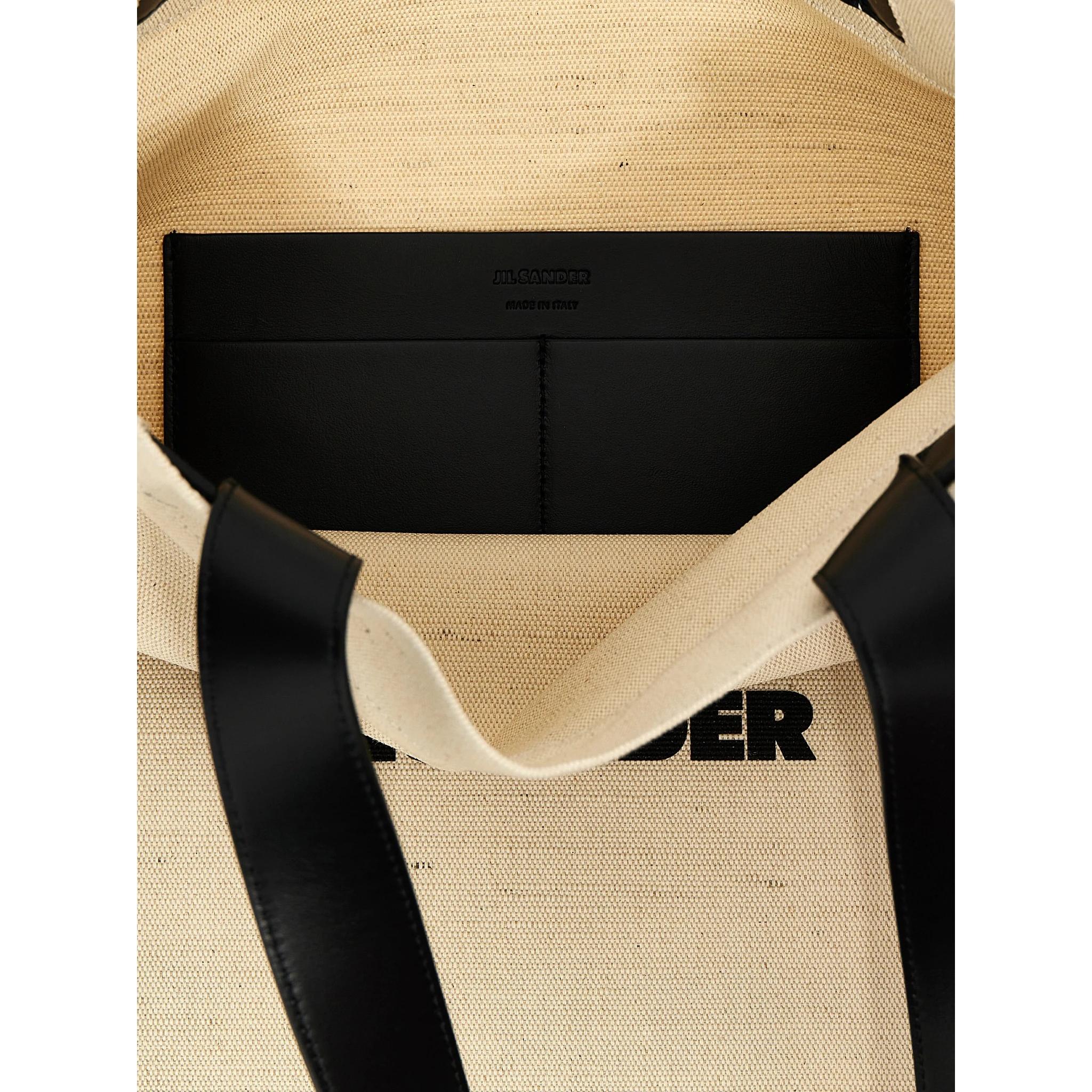 Bicolor Jute Tote Bag