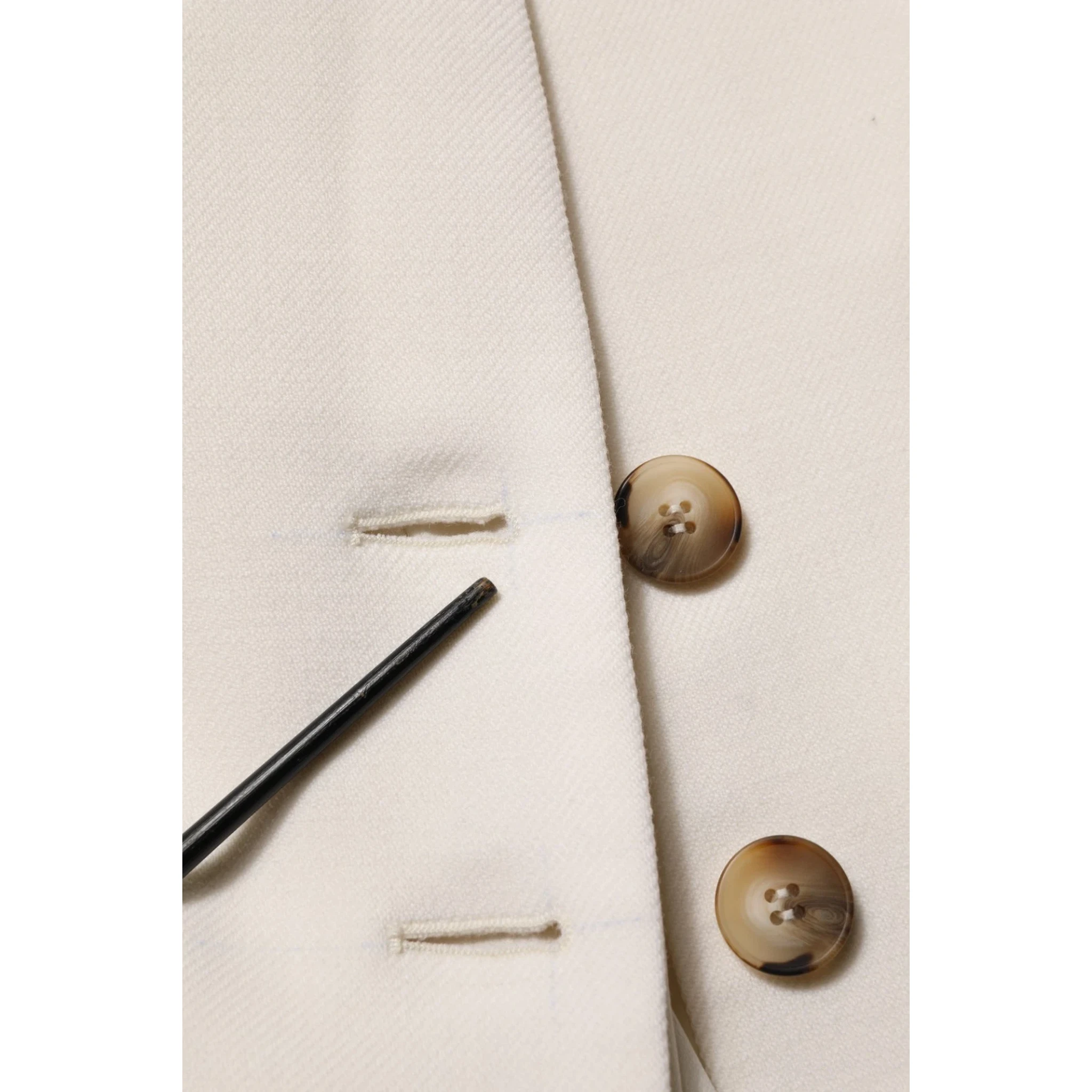 Antwerp White Wool Long Trench Coat Jacket