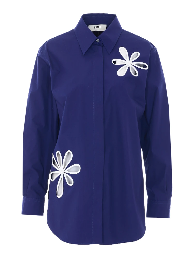 Fendi Shirts Blue