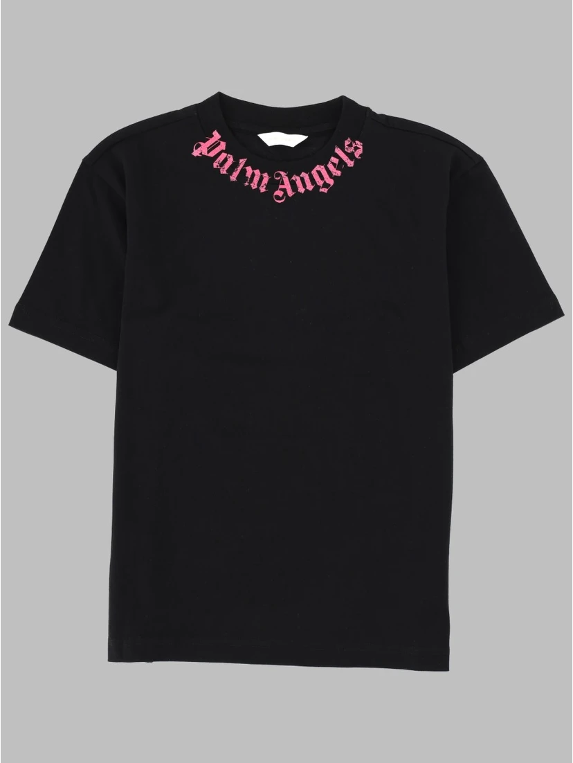 neck logo brushed reg tee s/s girl