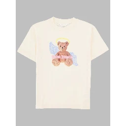 neck logo brushed reg tee s/s girl