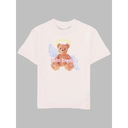 neck logo brushed reg tee s/s girl