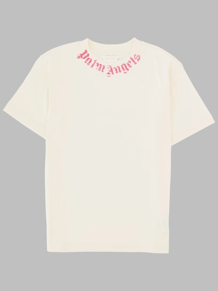 neck logo brushed reg tee s/s girl