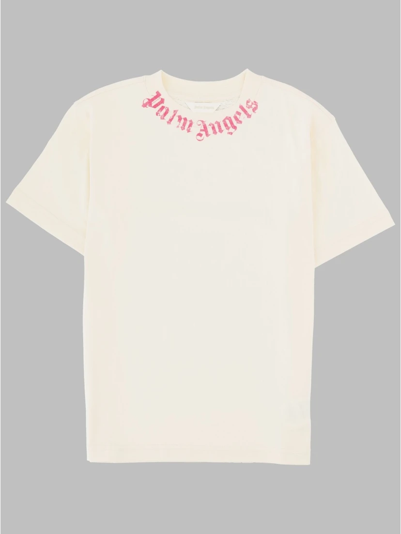 neck logo brushed reg tee s/s girl