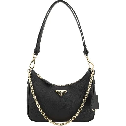 Black Calf Leather Bos Taurus Shoulder Bag
