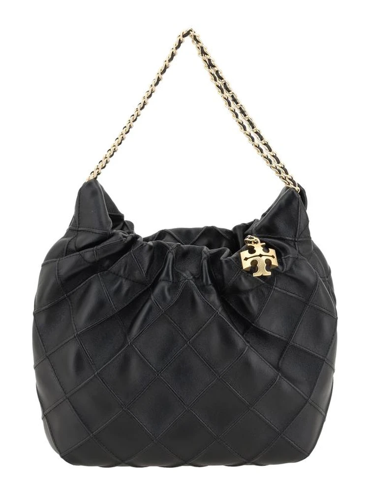 Black Calf Leather Bos Taurus Handbag