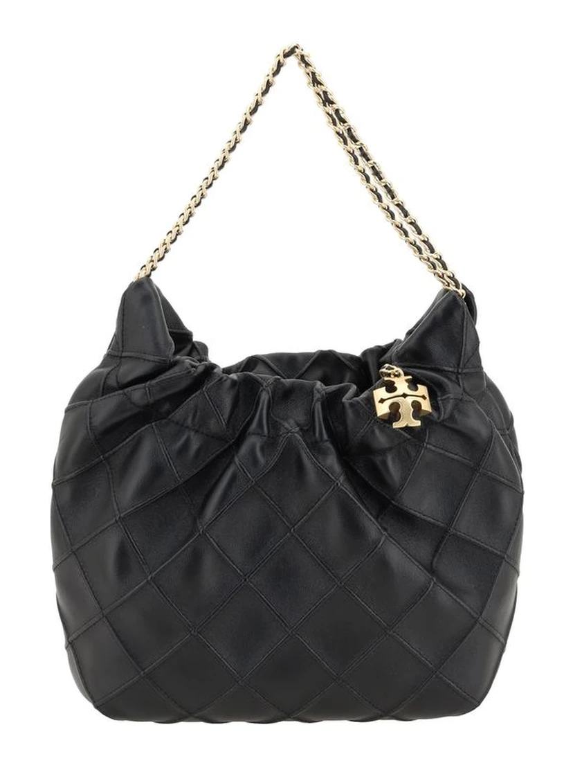 Black Calf Leather Bos Taurus Handbag