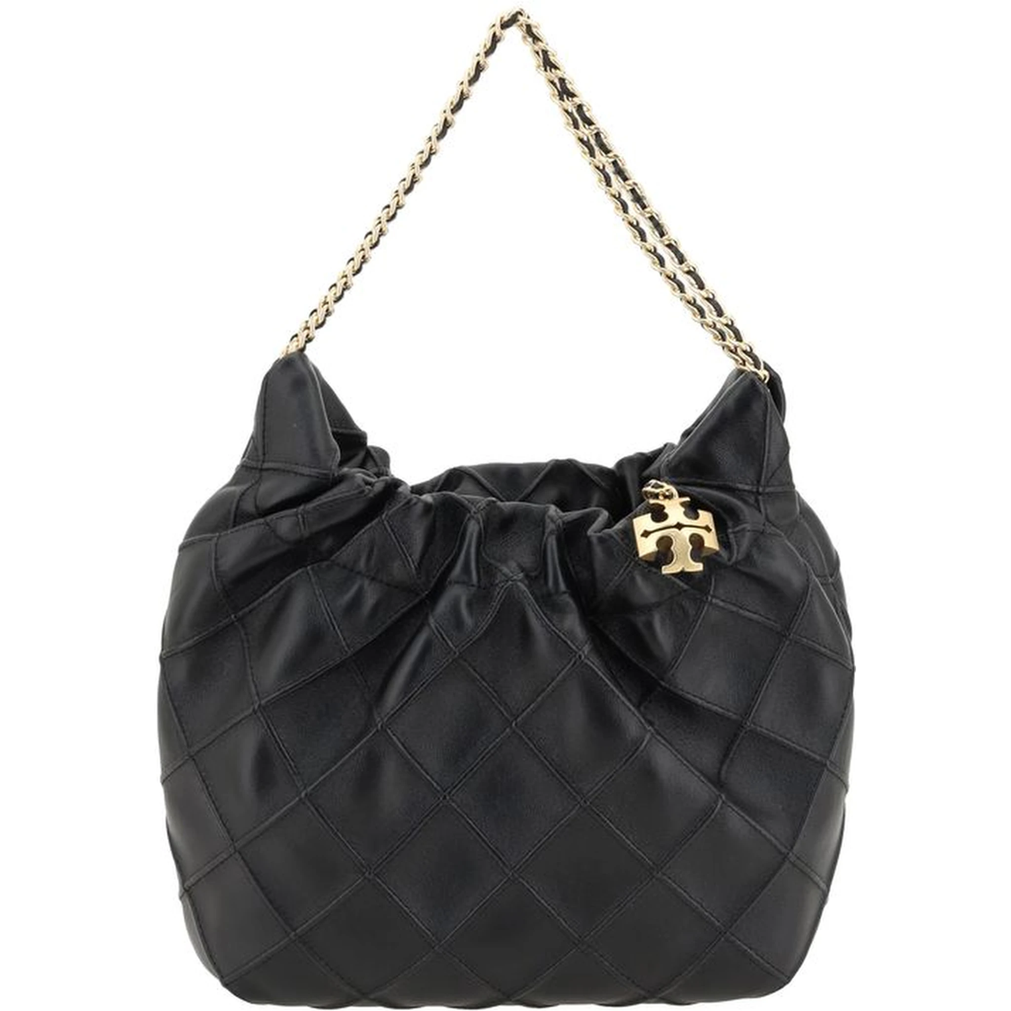 Black Calf Leather Bos Taurus Handbag