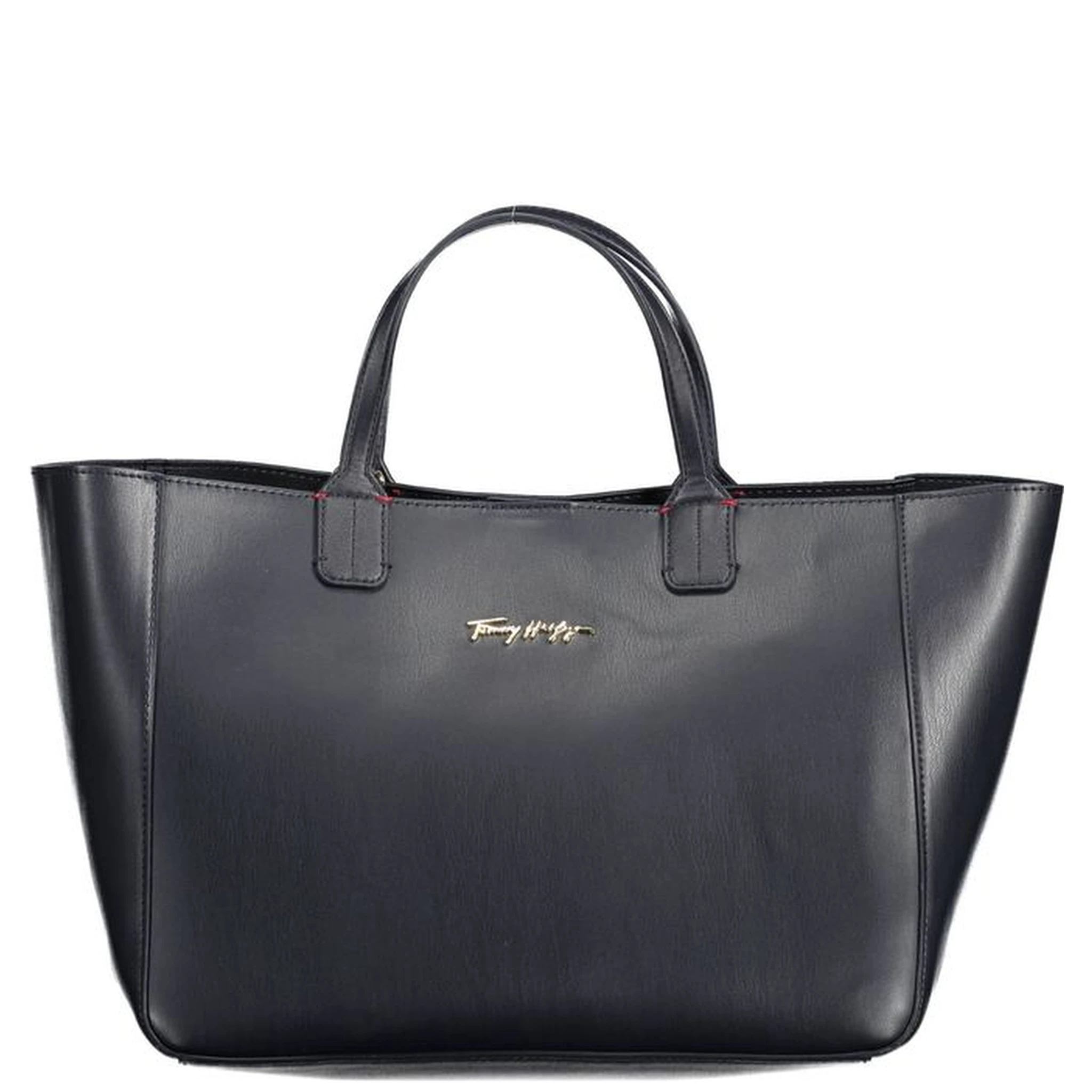 Blue Polyurethane Women's Bag